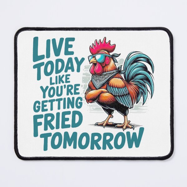 Item preview, Fried chicken; funny slogan designed and sold by Lolly's Lane Shoppe.