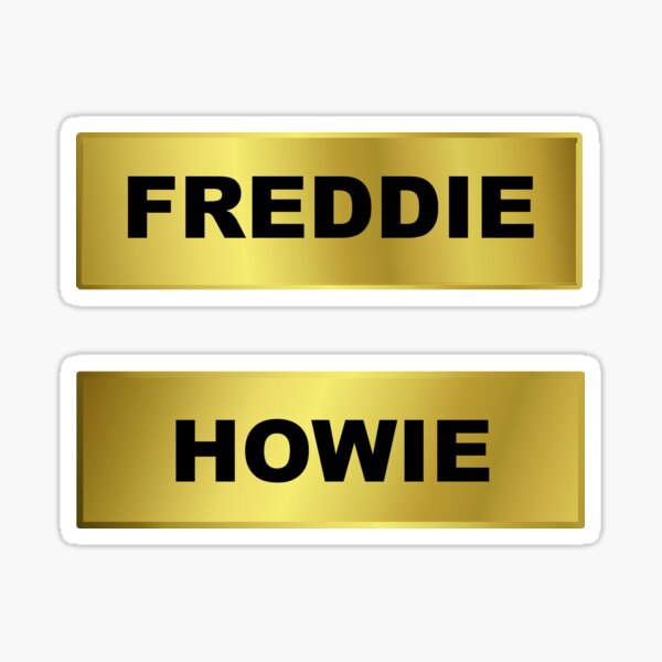 Item preview, Commission - Freddie and Howie Nameplates designed and sold by ZepoPublishing.