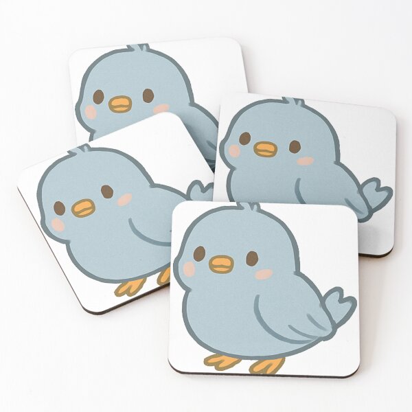 Item preview, CUTE CHIBI BLUE BIRD designed and sold by Smol_animals.