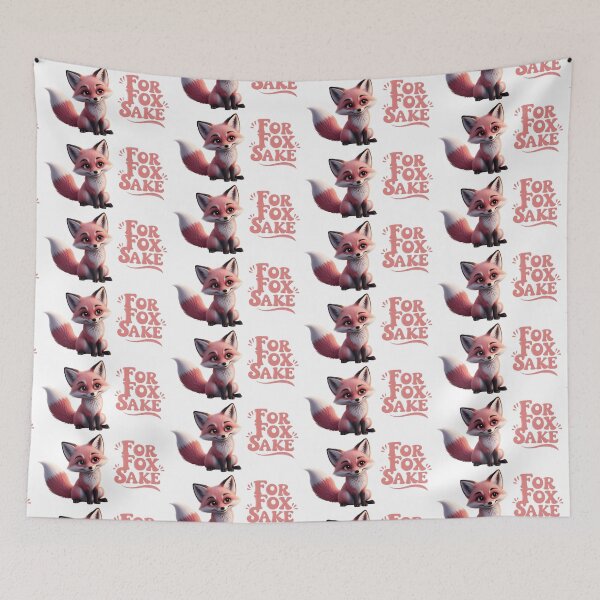 Item preview, For Fox Sake – Cute Pink Fox Minimalist Design designed and sold by RvinJo8.
