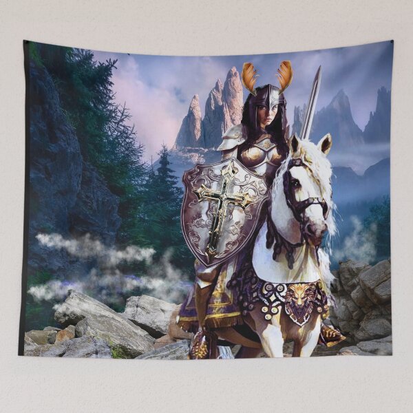 Item preview, The Ancient Path Warrior designed and sold by Tripp Art Studio.