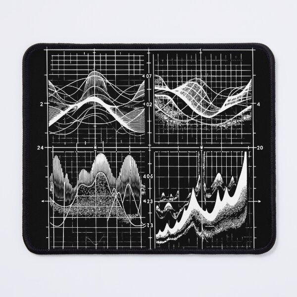 Item preview, Oscillographica: Quadrants of a Synthetic Pulse designed and sold by blackmonolith.