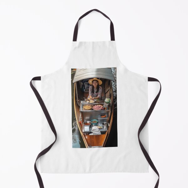 Item preview, Charming Thai Floating Market Vendor designed and sold by TOOKTIKshop.