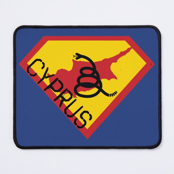 Item preview, CYPRIOT SHIELD - Freedom Is The Superpower - Modern Gadsden Snake Flag - Dont Tread On Me SUPERHERO CYPRUS spellout design designed and sold by pelagio.
