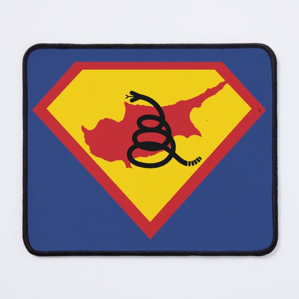 Item preview, CYPRIOT SHIELD - Freedom Is The Superpower - Modern Gadsden Snake Flag - Dont Tread On Me SUPERHERO CYPRUS design designed and sold by pelagio.