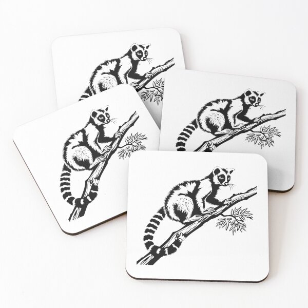 Item preview, Lemur Ring-tailed Madagascar Sifaka Aye-Aye Mouse Exotic designed and sold by inkoutninja.