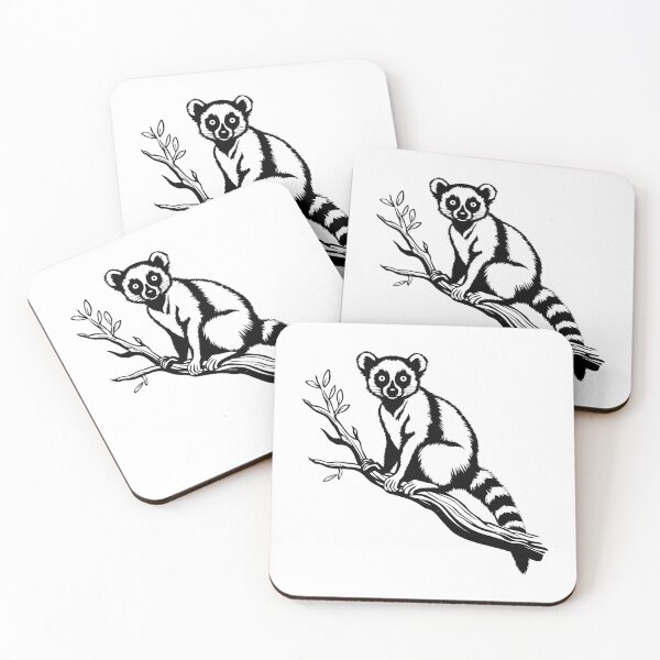 Item preview, Lemur Ring-tailed Madagascar Sifaka Aye-Aye Mouse Exotic designed and sold by inkoutninja.