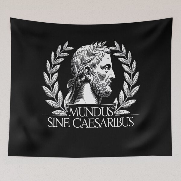Item preview, Beautiful Funny Retro Mundus Sine CaesaribuS designed and sold by Shaun-Arts.