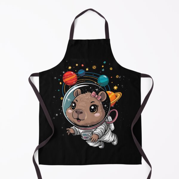 Item preview, Kawaii Anime Capybara Astronaut Lover Chibi designed and sold by thebest-2studio.