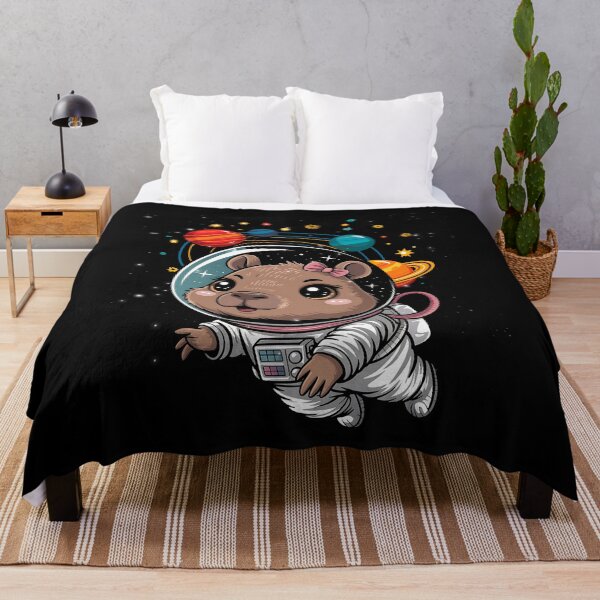 Item preview, Kawaii Anime Capybara Astronaut Lover Chibi designed and sold by thebest-2studio.