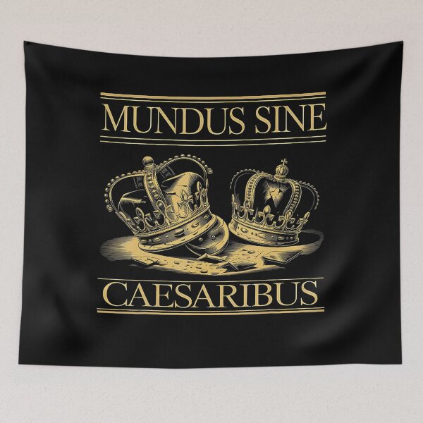Item preview, Beautiful Mundus Sine Caesaribus Funny Retro designed and sold by Shaun-Arts.