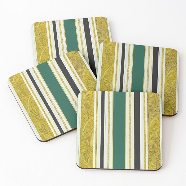 Item preview, Art Deco Emerald-Green And Golden Hues Pattern designed and sold by DEC02.