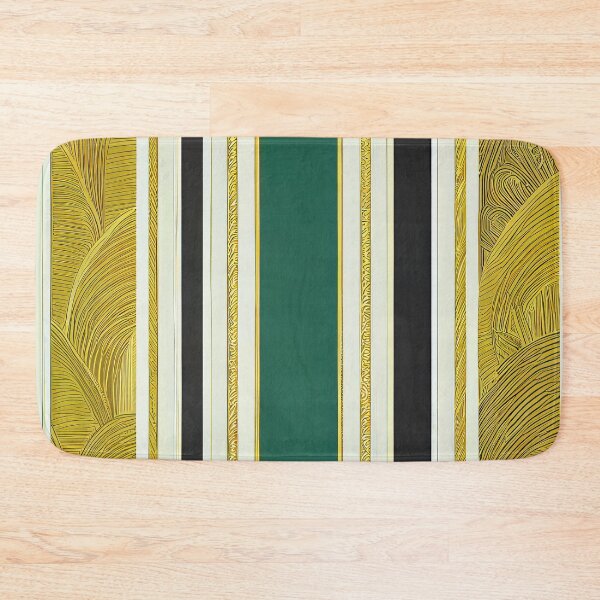 Item preview, Art Deco Emerald-Green And Golden Hues Pattern designed and sold by DEC02.