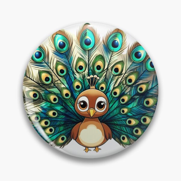 Item preview, Cute Peacock designed and sold by Naamaart.