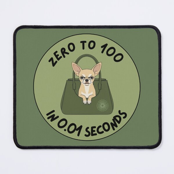 Item preview, Zero to 100 Kerfuffle in a little Olive bag designed and sold by Kerfuffles27.