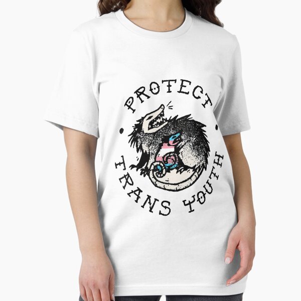 Vista previa del artículo con la obra «Protege a la juventud trans y apoya el orgullo LGBT transgénero», diseñado y vendido por Cute-Collection.