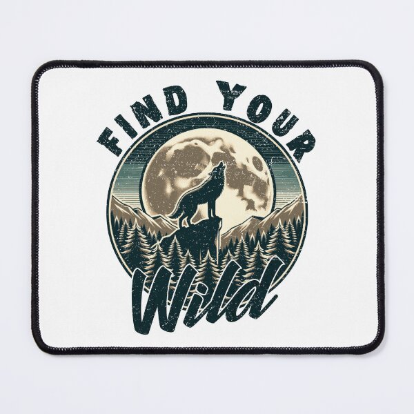 Item preview, Find Your Wild Wolf Howling at Moon (2) – Wilderness Adventure designed and sold by EpochFusion.