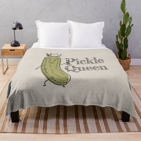 Aperçu de l'œuvre Reine des cornichons vintage – Illustration mignonne de cornichons royaux créée et vendue par Verycutethings.