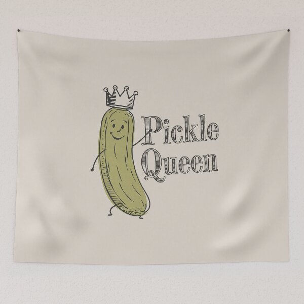 Item preview,  Vintage Pickle Queen – Cute Royal Pickle Illustration designed and sold by Verycutethings.