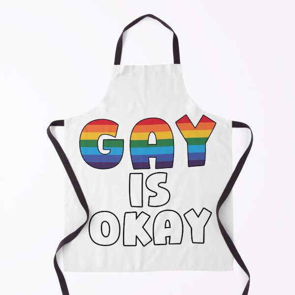 Item preview, Gay Is Okay – Bold Rainbow LGBTQ+ Pride Typography designed and sold by Sensepiphoria.