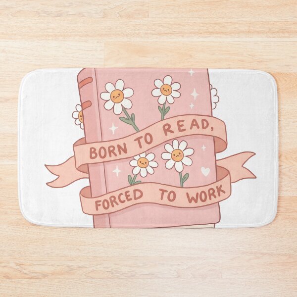 Item preview, born to read forced to work designed and sold by svarupa.