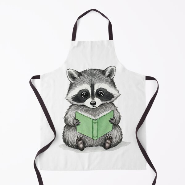 Item preview, Racoon reading  designed and sold by svarupa.