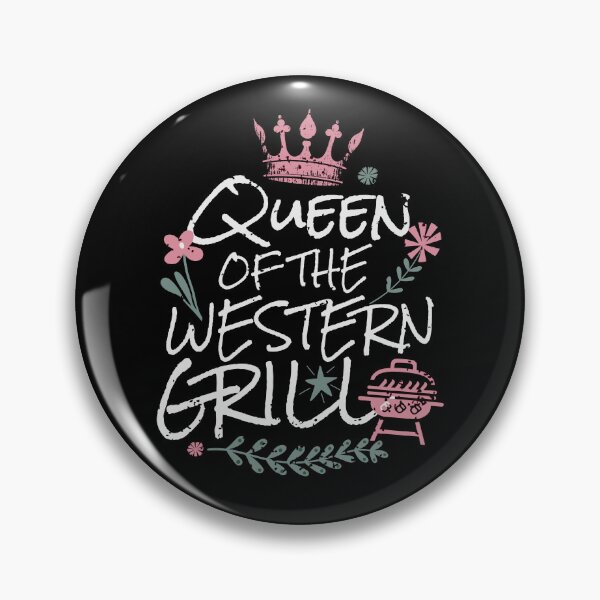 Item preview, Master BBQ Smoker Grillin Girl, Queen of the Western Grill designed and sold by DAMOTAmagazine.