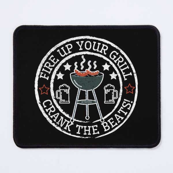 Item preview, Fire Up Your Grill Smoky Sausages And Red Flames designed and sold by SplashTastic.