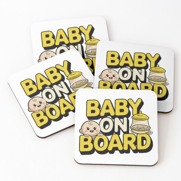 Item preview,  Baby On Board, Baby Dino On Board, Baby in Car designed and sold by graphic-genie.