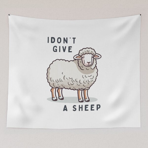 Item preview, I don't give a sheep designed and sold by GRINspiration.