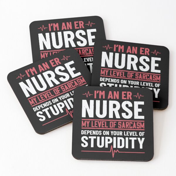 Item preview, Sarcastic Nurse – ER Nurse Sarcasm Level designed and sold by tmerchtrends.