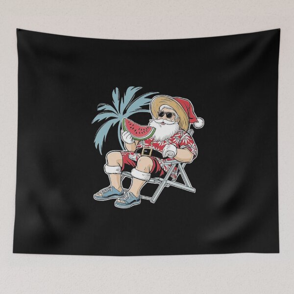 Item preview, Tropical Santa Claus Funny Christmas Summer Holiday designed and sold by love3617.
