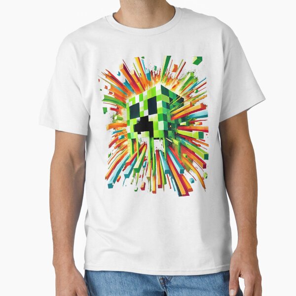 Artikel-Vorschau von Minecraft Creeper Retro, designt und verkauft von Psychacharm.