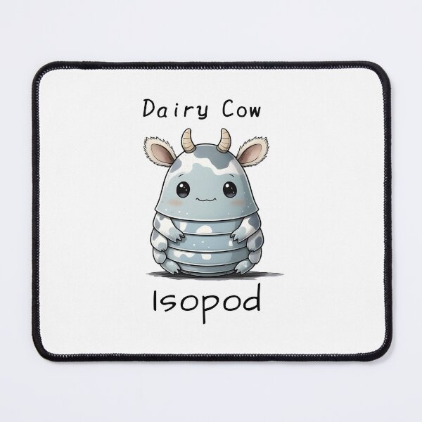Item preview, Cute Dairy Cow Isopod - Cute Pill Bug designed and sold by UuHuU.
