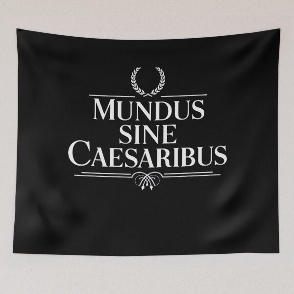 Item preview, Retro Funny Beautiful Mundus Sine Caesaribus designed and sold by Shaun-Arts.