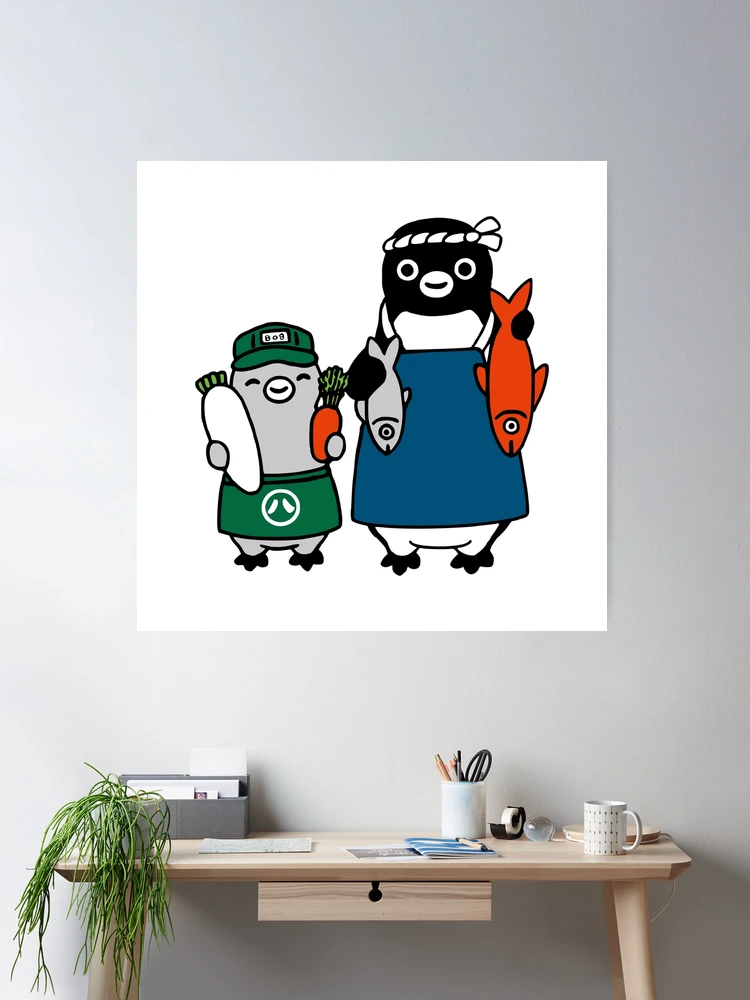 Japan Suica IC Card's Penguin and Fish ペンギン | JR Train Metro