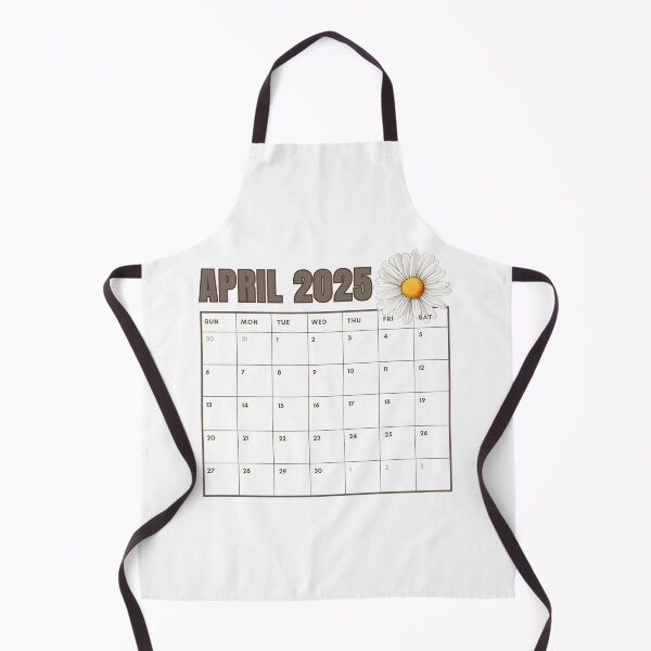 Item preview, April 2025 Calendar – Daisy Flower Theme designed and sold by RvinJo8.