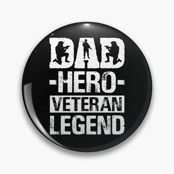 Item preview, Vintage Dad Hero Veteran Legend | Patriotic Father's Day Gift designed and sold by PRINYOS.