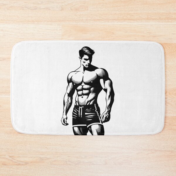 Item preview, Male Fitness Model designed and sold by ArtFactoryAI.