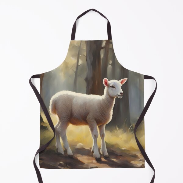 Item preview, Lamb in Woods designed and sold by CalmnessbyChoice.