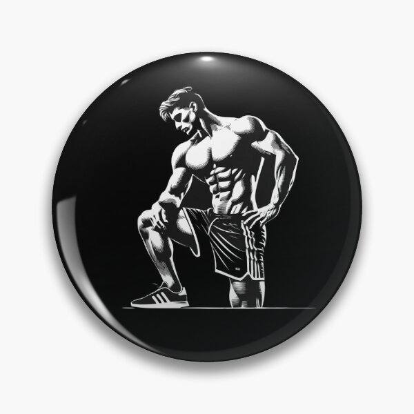 Item preview, Male Fitness Model designed and sold by ArtFactoryAI.