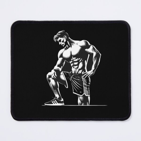 Item preview, Male Fitness Model designed and sold by ArtFactoryAI.