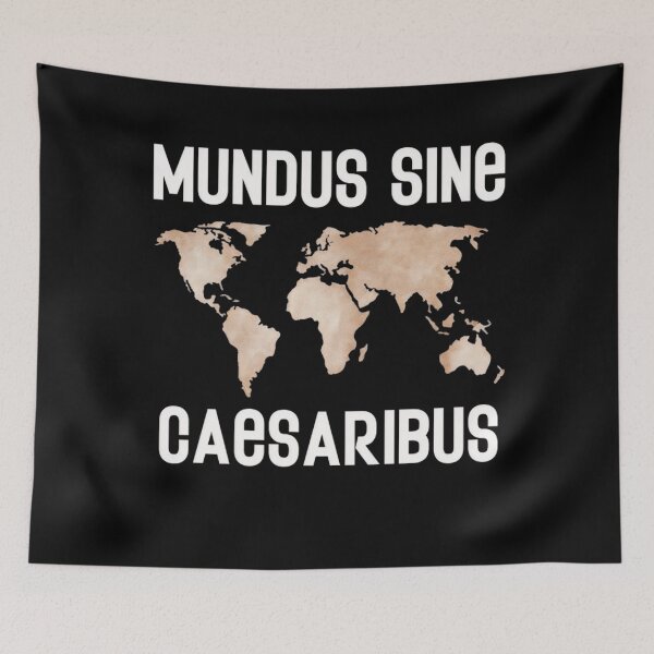 Item preview, Retro Funny Beautiful Retro Mundus Sine Caesaribus designed and sold by Shaun-Arts.