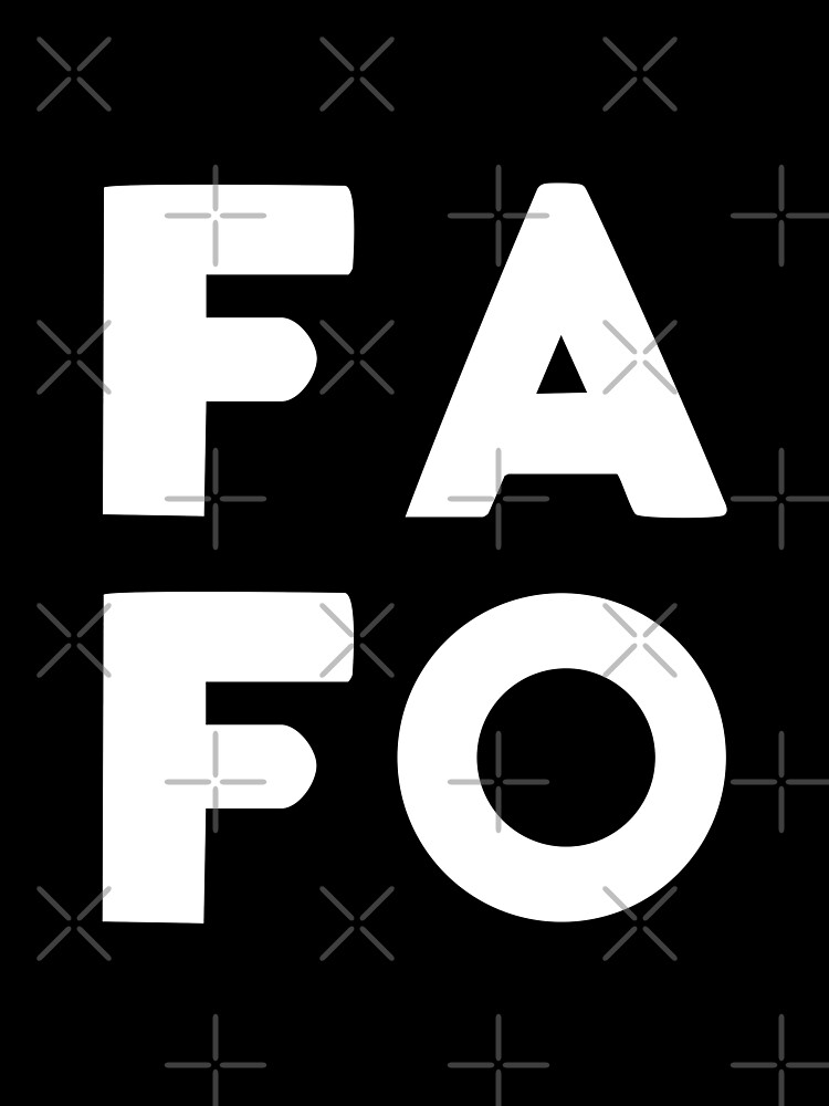 Thumbnail 3 of 3, Scarf, FAFO designed and sold by ArtFactoryAI.