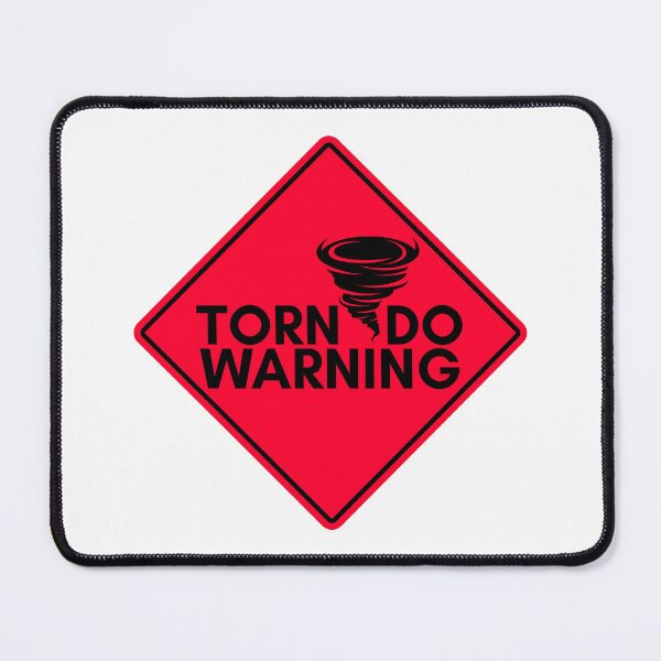 Item preview, Tornado Warning Sign – Extreme Weather Safety Alert designed and sold by RvinJo8.