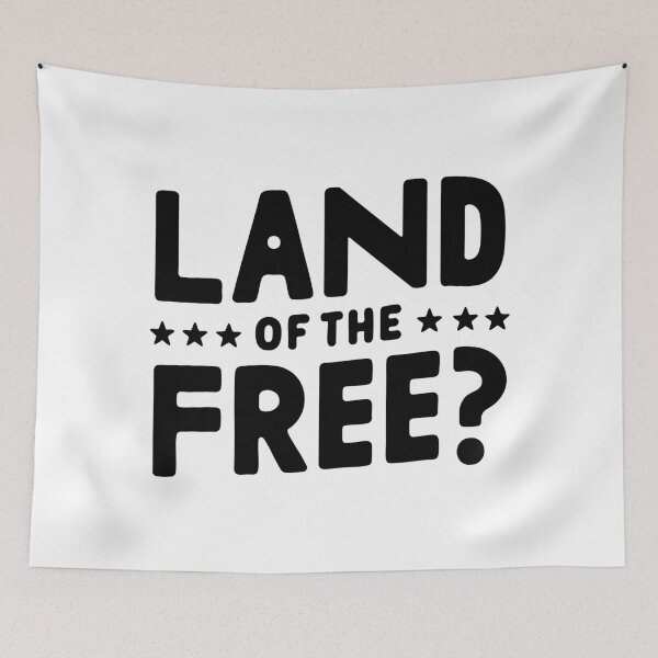 Item preview, Land of the Free? designed and sold by ArtFactoryAI.