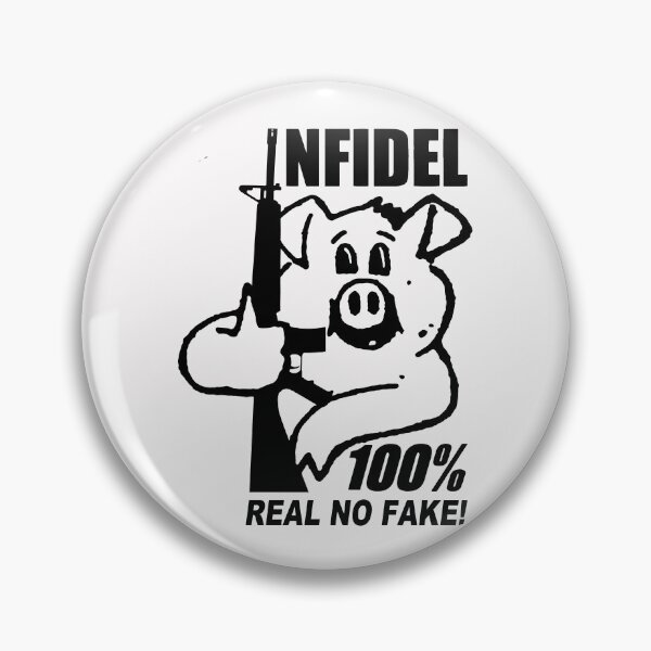 Item preview, Armed Pig; Infidel;  designed and sold by StickerApe.