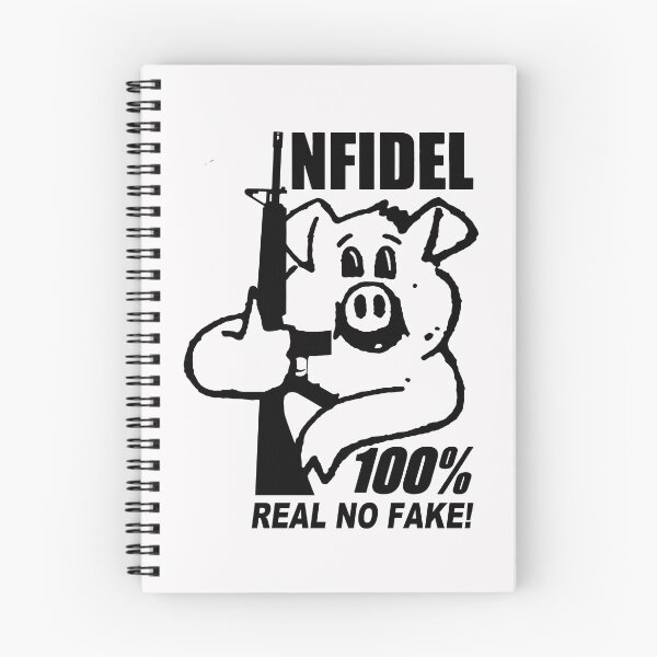 Item preview, Armed Pig; Infidel;  designed and sold by StickerApe.