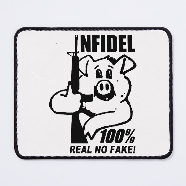 Item preview, Armed Pig; Infidel;  designed and sold by StickerApe.