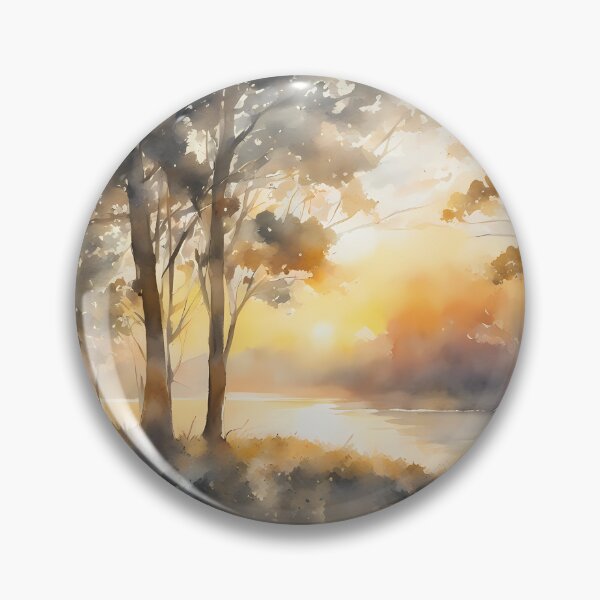 Item preview, Meditative Lake Sunrise designed and sold by CalmnessbyChoice.